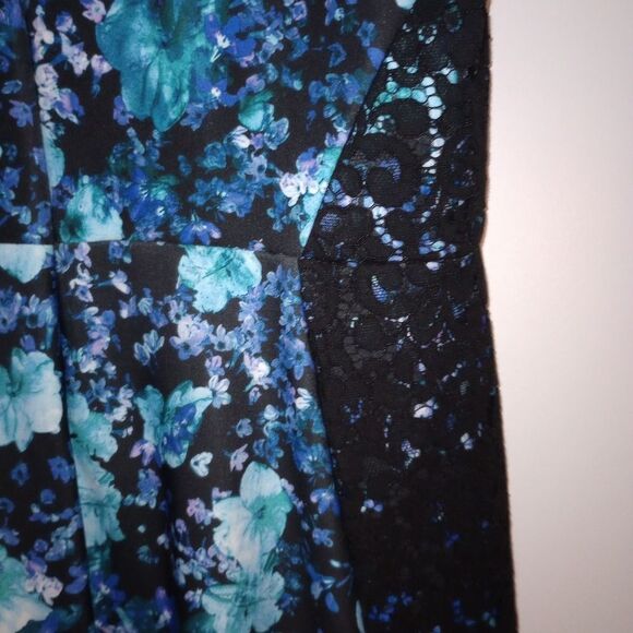 🆕👗Roz & Ali Floral Fit and Flare Dress - Picture 8 of 8
